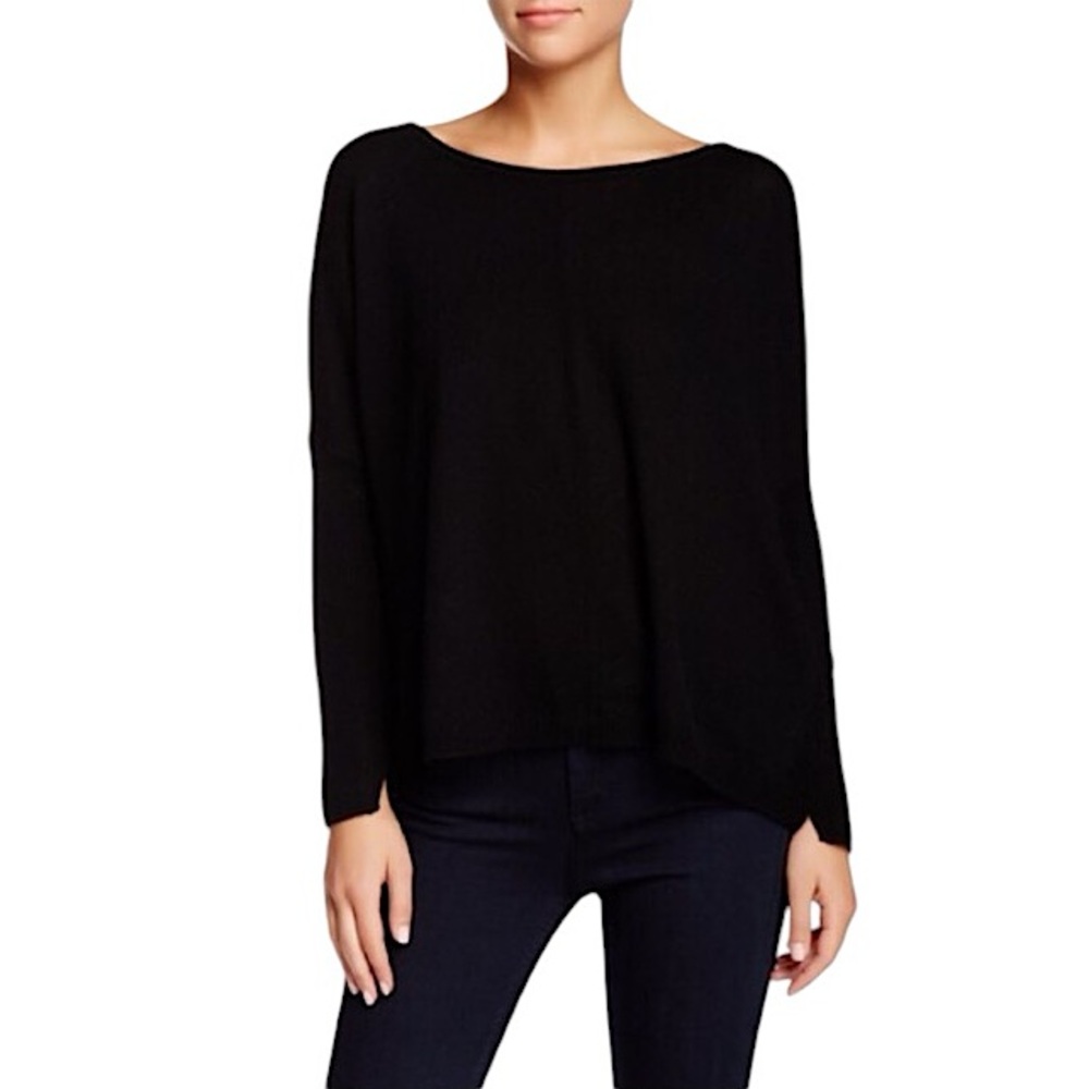 Alice + Olivia Base Wool Blend Drop Shoulder Oversized Sweater size XS